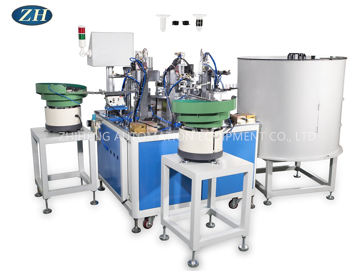 Automatisk sett Spring Assembly Machine Line god sikkerhet