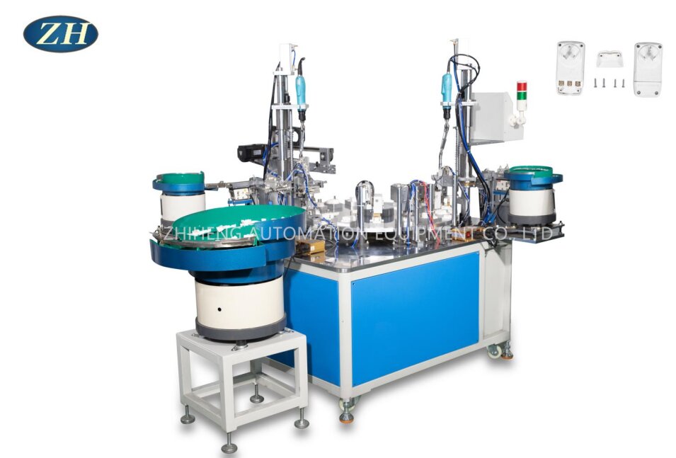 Halvautomatisk lekkasjebeskyttelse Plug Test Screw Machine Line god sikkerhet