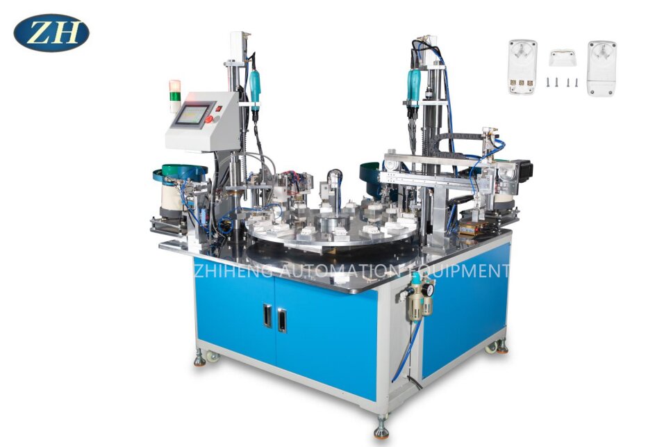 Halvautomatisk lekkasjebeskyttelse Plug Test Screw Machine Line pålitelighet